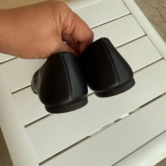 Tory Burch Benton Ballet Flats in Black Nappa Leather - Picture 9 of 16